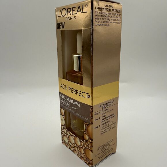 L'Oreal Age Perfect Cell Renewal Facial Oil Light 1oz. - Picture 4 of 6